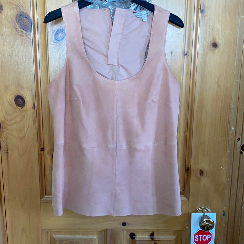 2 for the higher price! Suede top!!